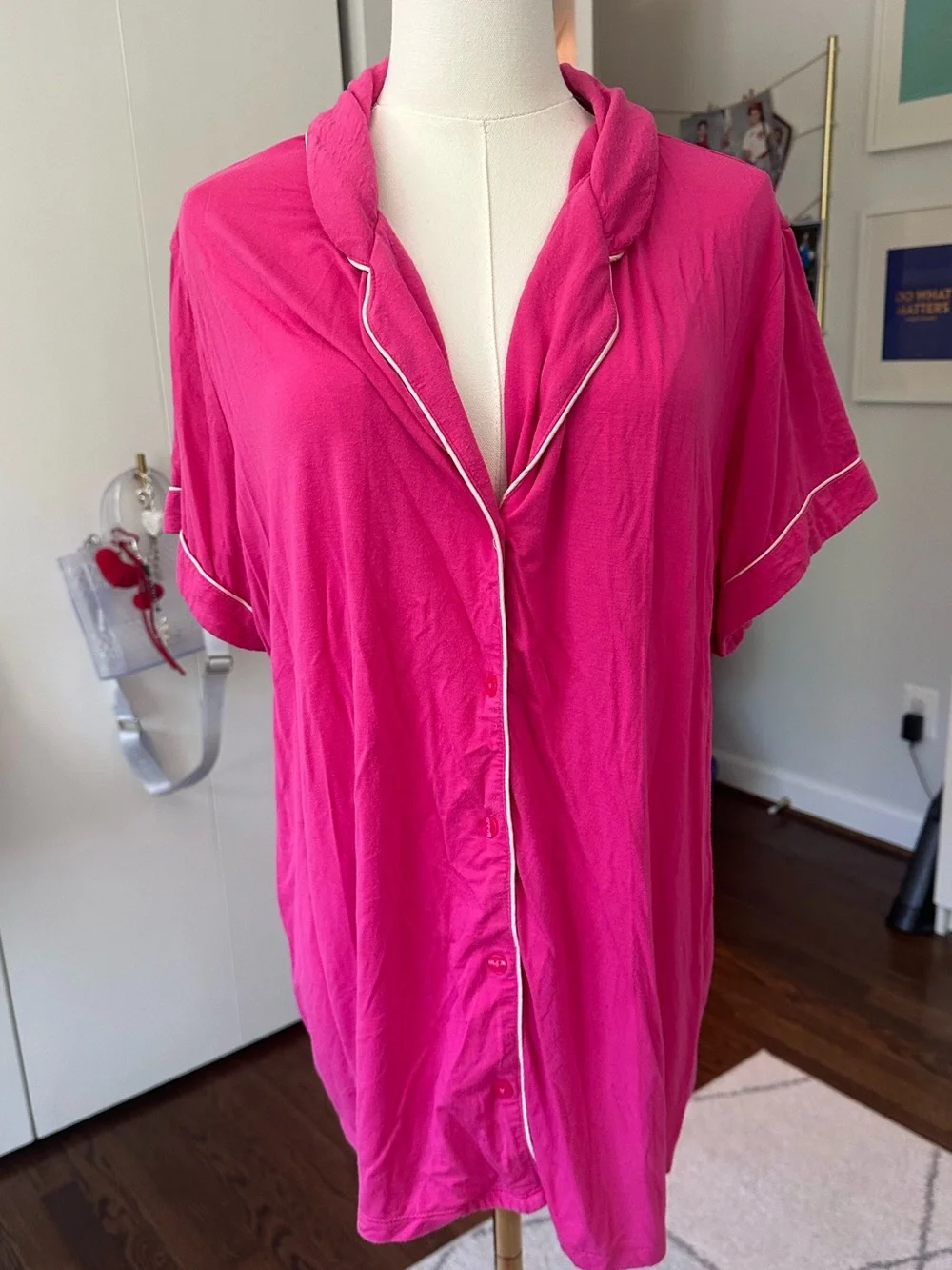 EUC Nordstrom Moonlight Eco Short Pajamas in pink - Picture 2 of 12